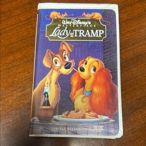 Lady and the Tramp VHS Tape